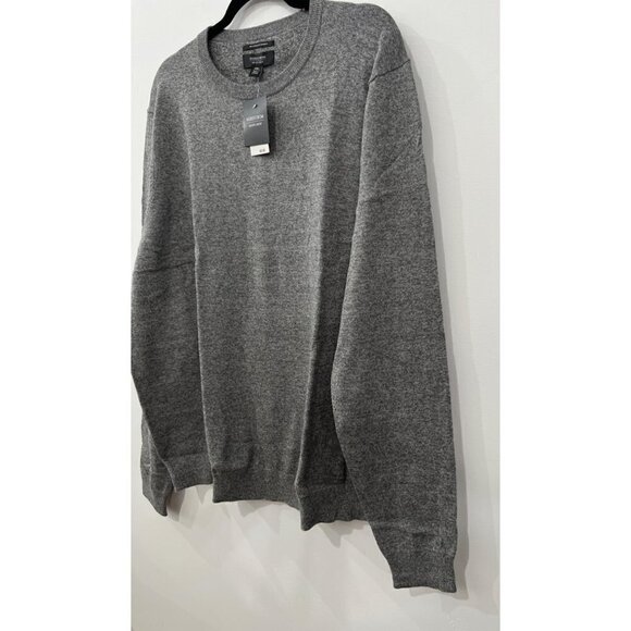 NWT NORDSTROM Men's Size 2XL Cotton & Cashmere Blend Crewneck Sweater Grey - Picture 12 of 12